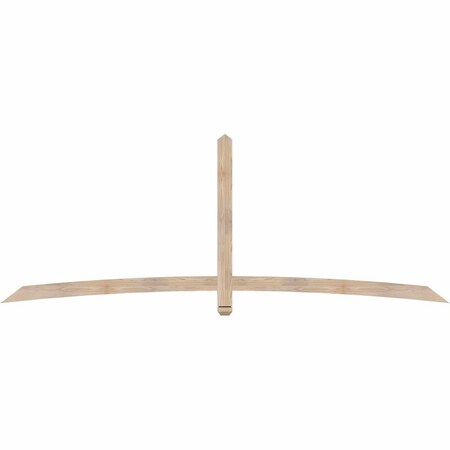 Ekena Millwork Bellingham Smooth Timber Gable Bracket, Douglas Fir, 108"W x 40"H x 1 1/2"D x 3 1/2"F, 9/12 Pitch GBW108X40X0204BEL00SDF